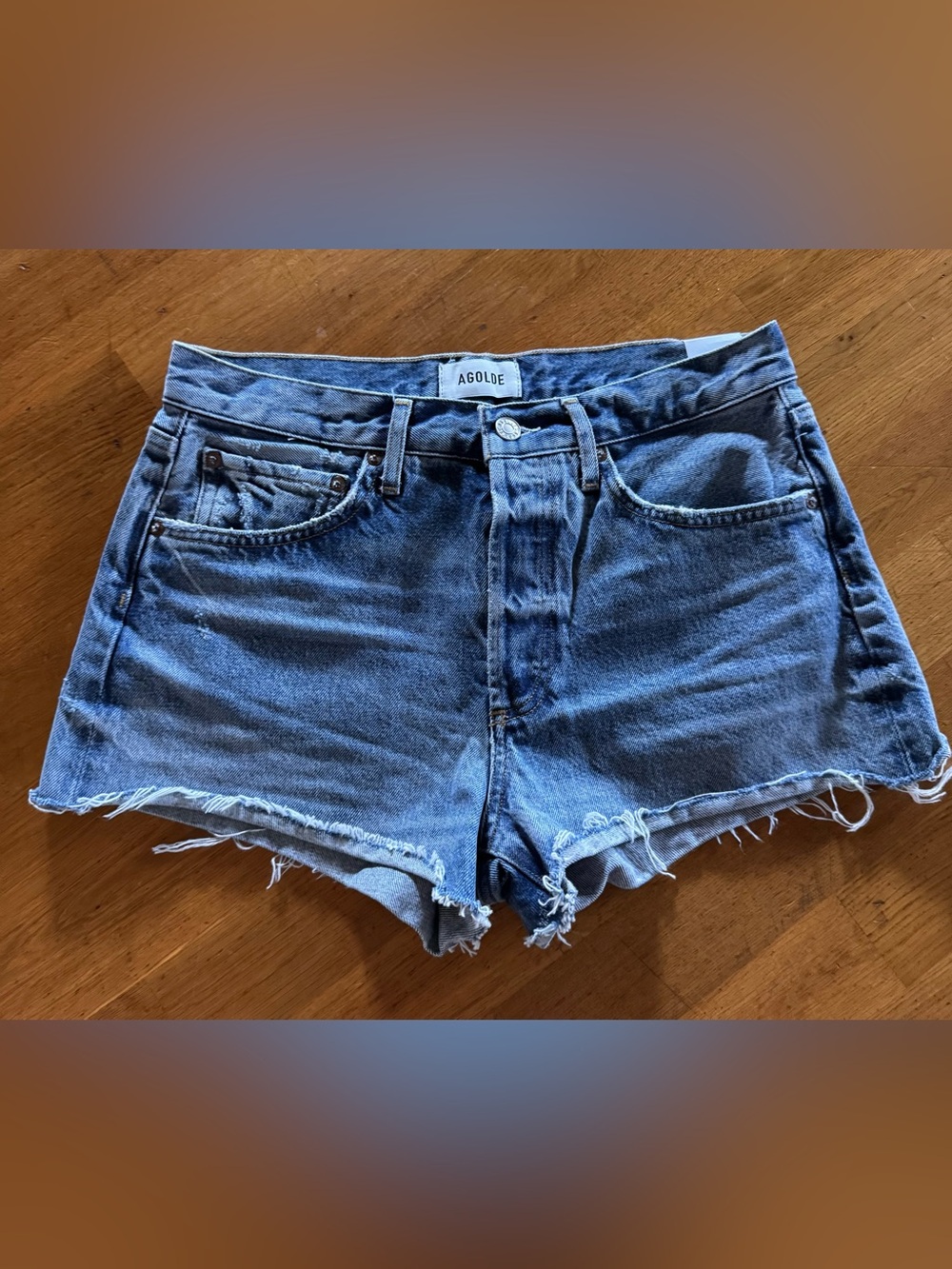 AGOLDE PARKER VINTAGE CUT OFF SHORTS NWT SIZE 27